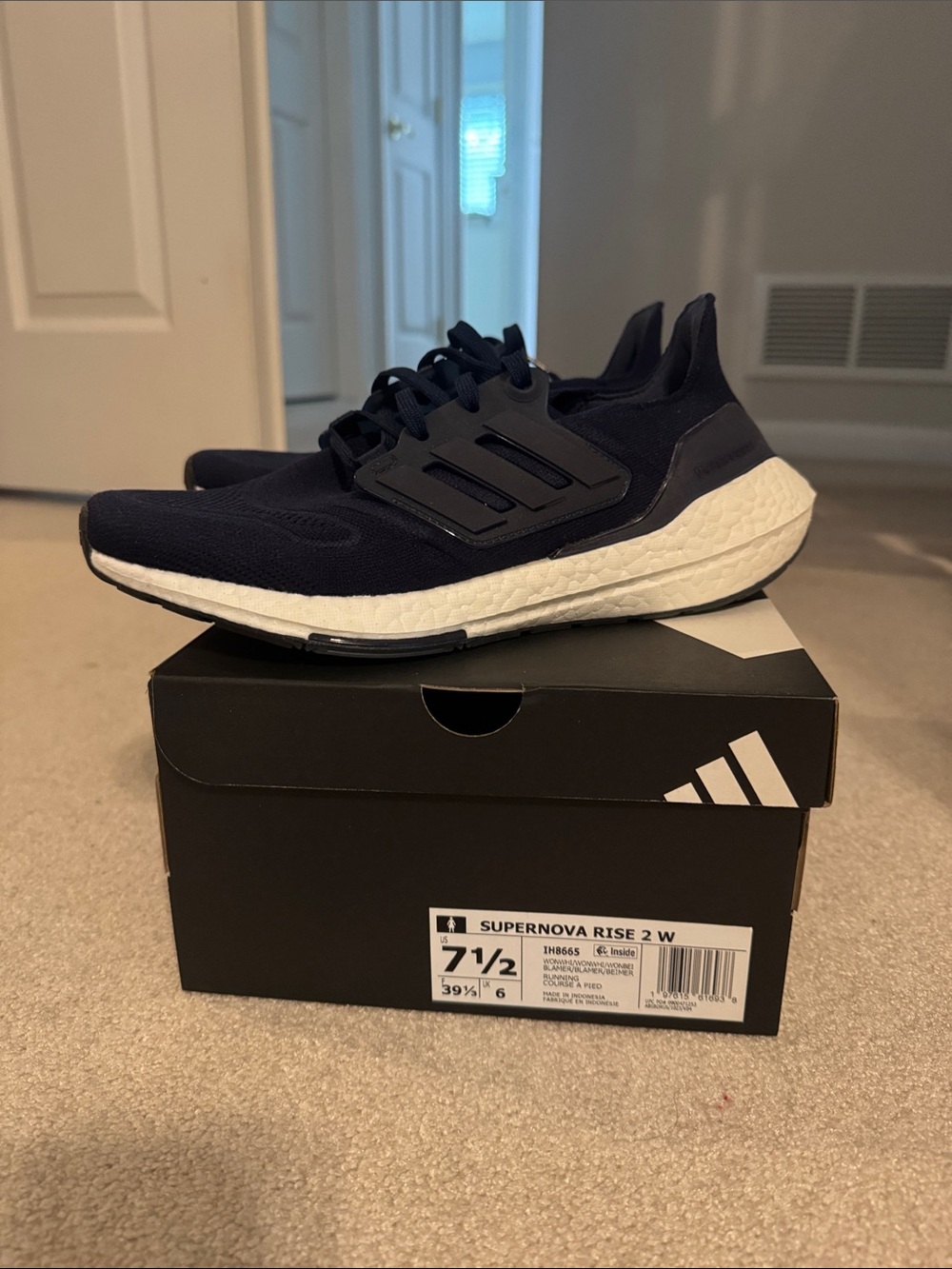 adidas Women’s Sneakers in Navy and White
